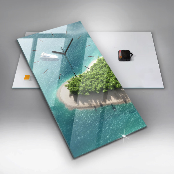 Vertikale Uhr Herzinsel