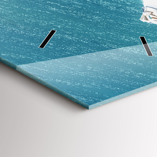 Vertikale Uhr Herzinsel