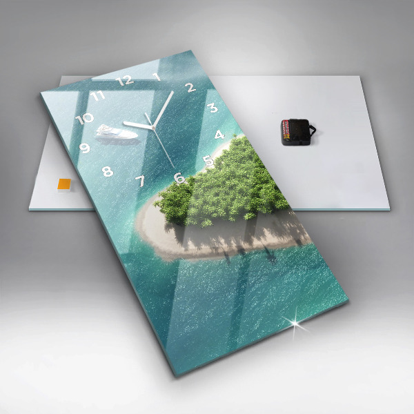 Vertikale Uhr Herzinsel