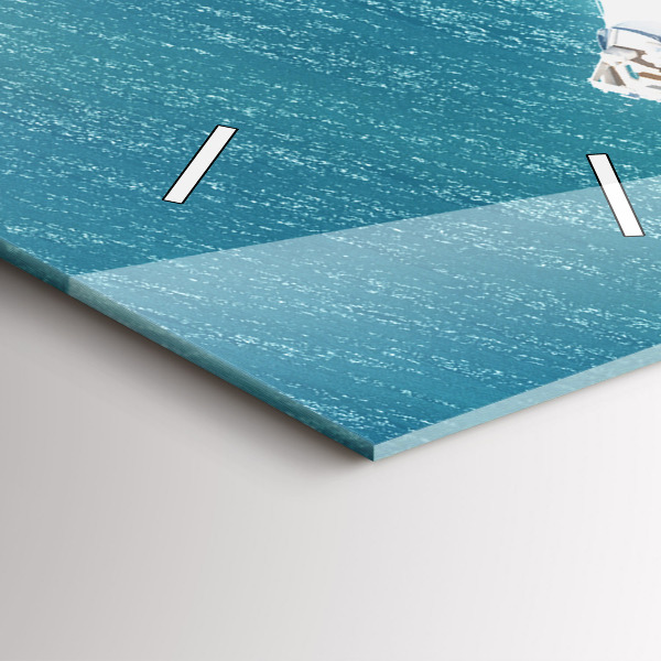 Vertikale Uhr Herzinsel