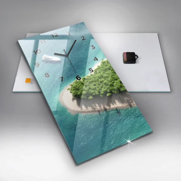 Vertikale Uhr Herzinsel