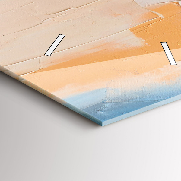 Vertikale Uhr mit motiv Porträt einer Frau