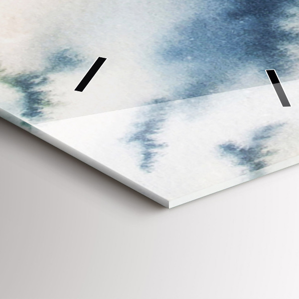 Vertikale Uhr Fischer auf einem See