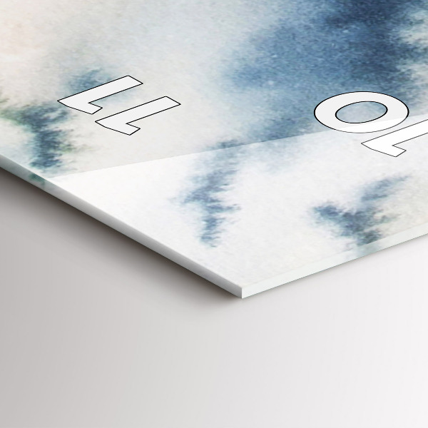 Vertikale Uhr Fischer auf einem See