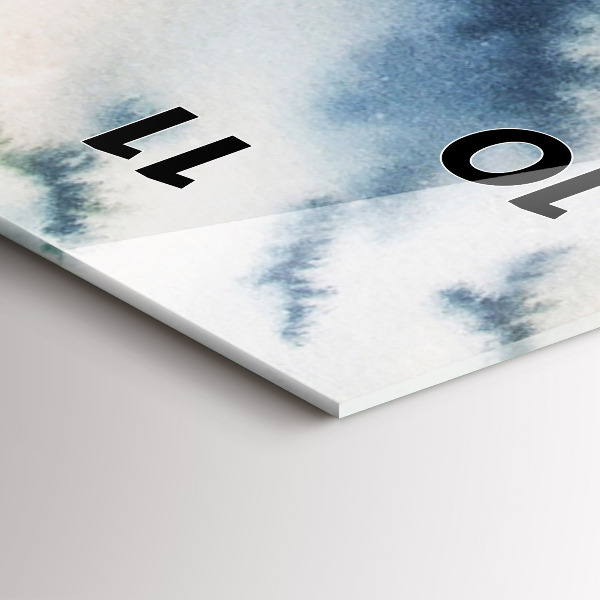 Vertikale Uhr Fischer auf einem See