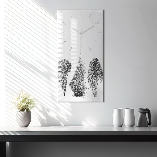 Vertikale Uhr Flügel eines Engels