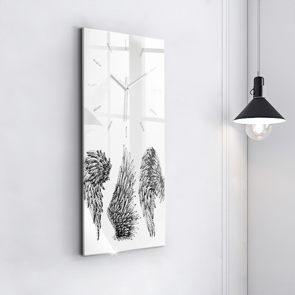 Vertikale Uhr Flügel eines Engels