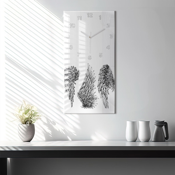 Vertikale Uhr Flügel eines Engels