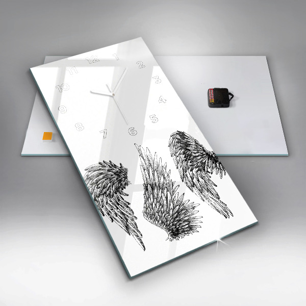 Vertikale Uhr Flügel eines Engels