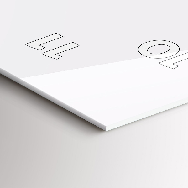 Vertikale Uhr Abstrakte Bergketten