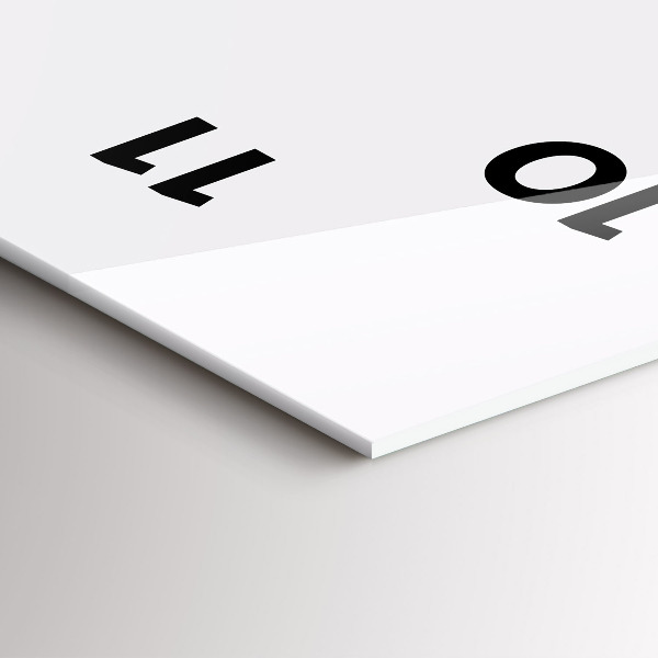 Vertikale Uhr Abstrakte Bergketten