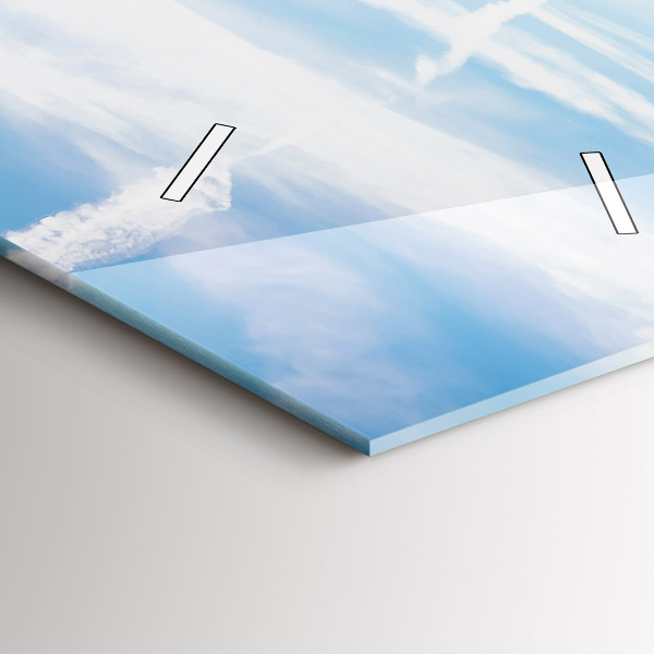 Vertikale Uhr Lavendelwiese