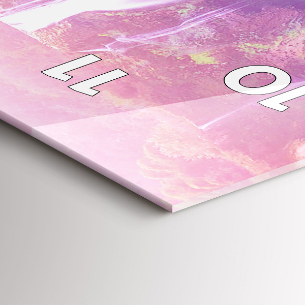 Vertikale Uhr mit motiv Jiulong-Wasserfall China