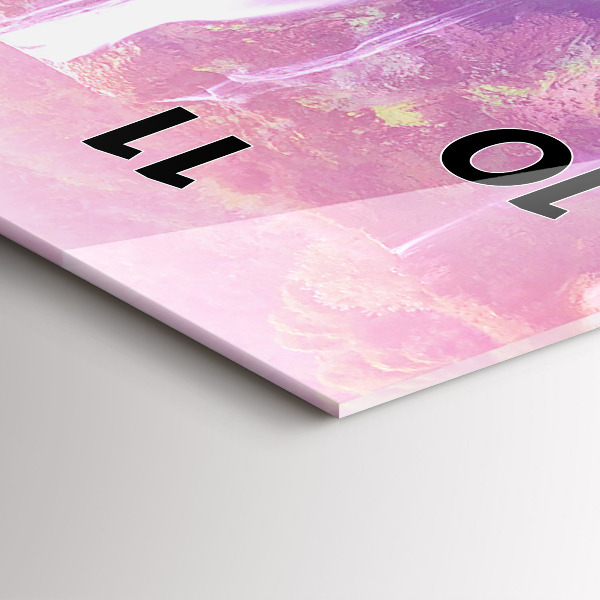 Vertikale Uhr mit motiv Jiulong-Wasserfall China