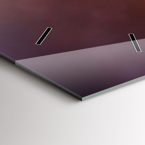 Vertikale Uhr Boot und Sonnenuntergang