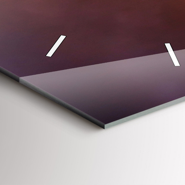 Vertikale Uhr Boot und Sonnenuntergang