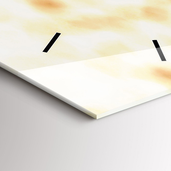 Vertikale Uhr Pflanze in getrockneter Erde