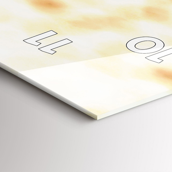 Vertikale Uhr Pflanze in getrockneter Erde