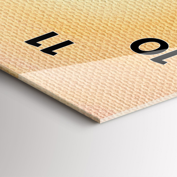 Vertikale Uhr mit motiv Weihnachtsbaum und Brücke