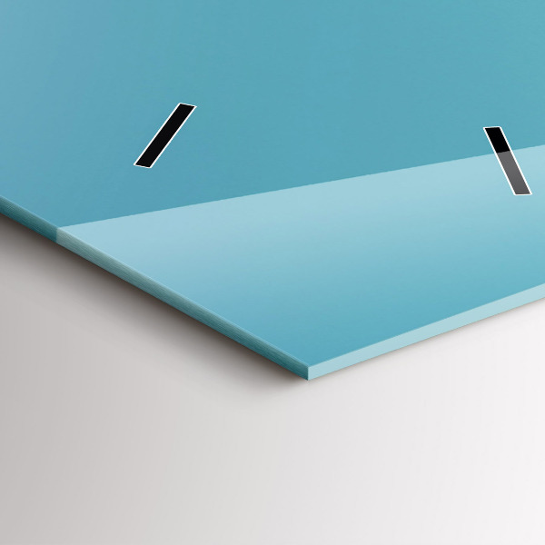 Vertikale Uhr mit motiv Pastellfarbener Himmel