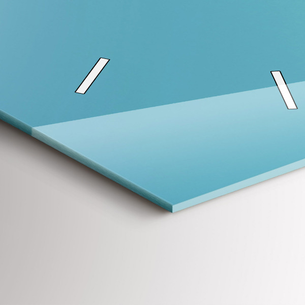 Vertikale Uhr mit motiv Pastellfarbener Himmel