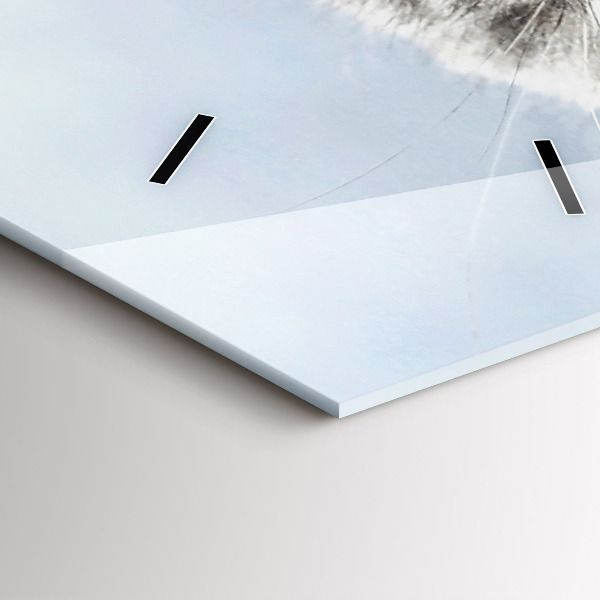 Vertikale Uhr mit motiv Katze auf dem Sofa