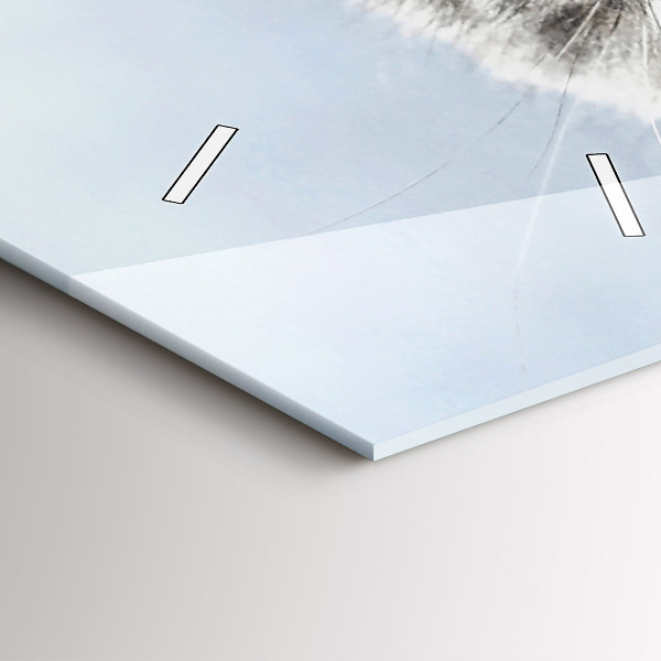 Vertikale Uhr mit motiv Katze auf dem Sofa