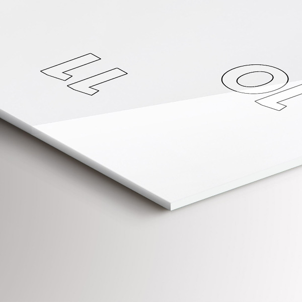 Vertikale Uhr mit motiv Schlafende Katze und Hund