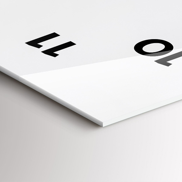 Vertikale Uhr mit motiv Schlafende Katze und Hund