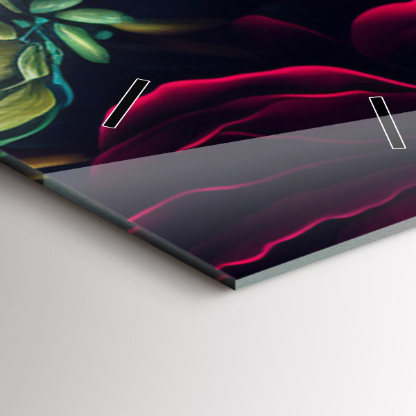 Vertikale Uhr Vintage Blumenstrauß