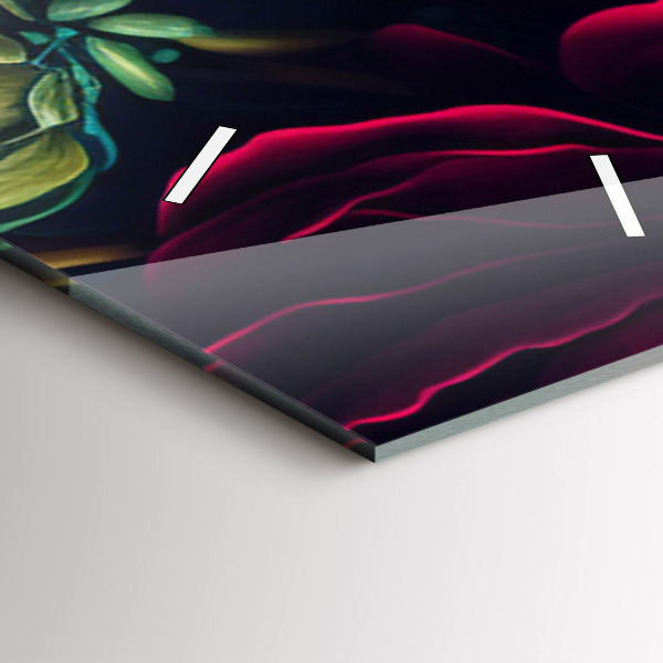 Vertikale Uhr Vintage Blumenstrauß