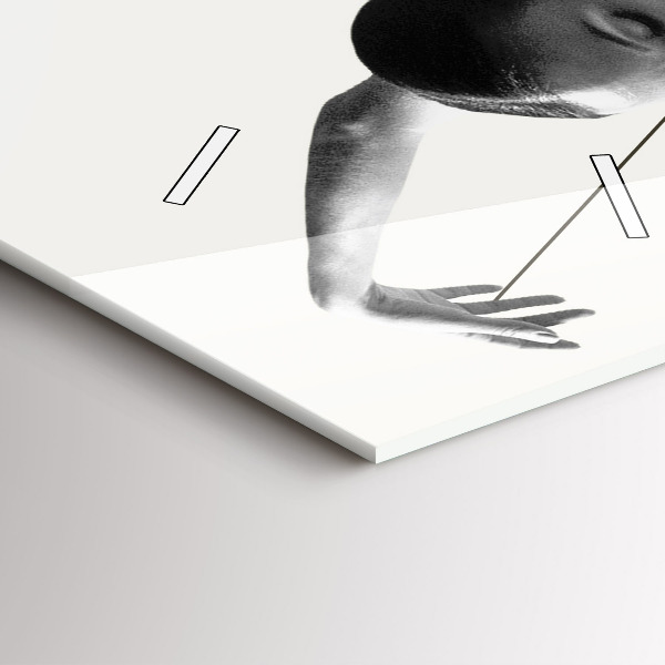 Vertikale Uhr Abstrakte Tänzerin