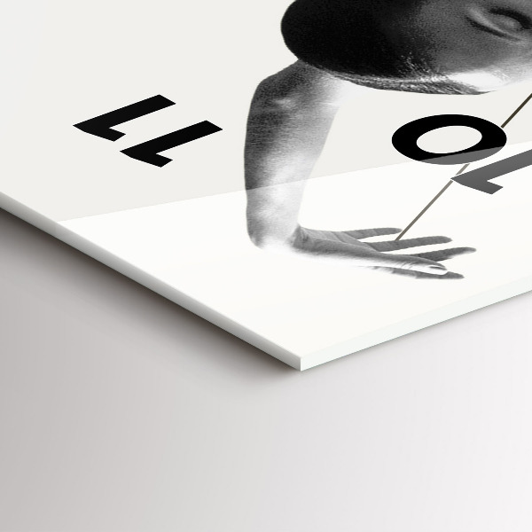 Vertikale Uhr Abstrakte Tänzerin