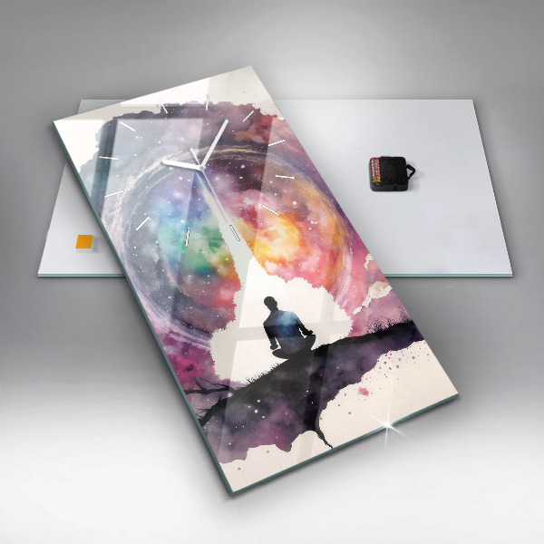 Vertikale Uhr Lebensstil Meditation