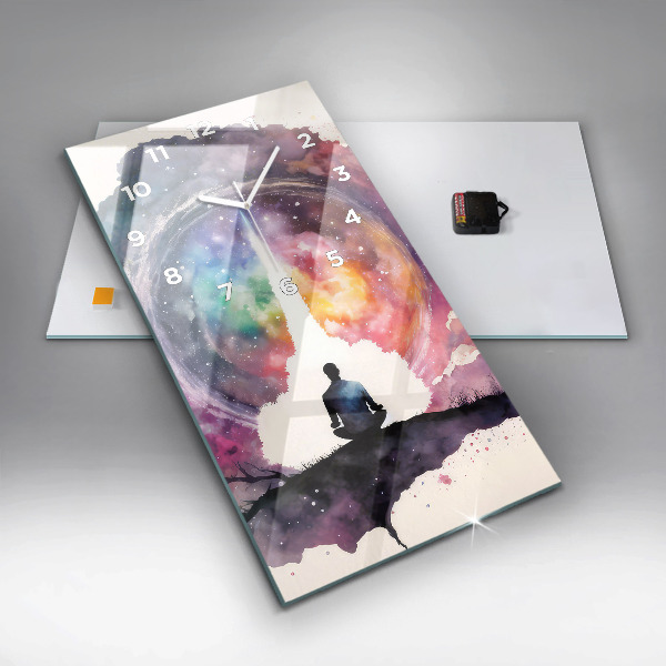 Vertikale Uhr Lebensstil Meditation