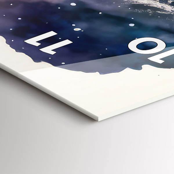 Vertikale Uhr Lebensstil Meditation