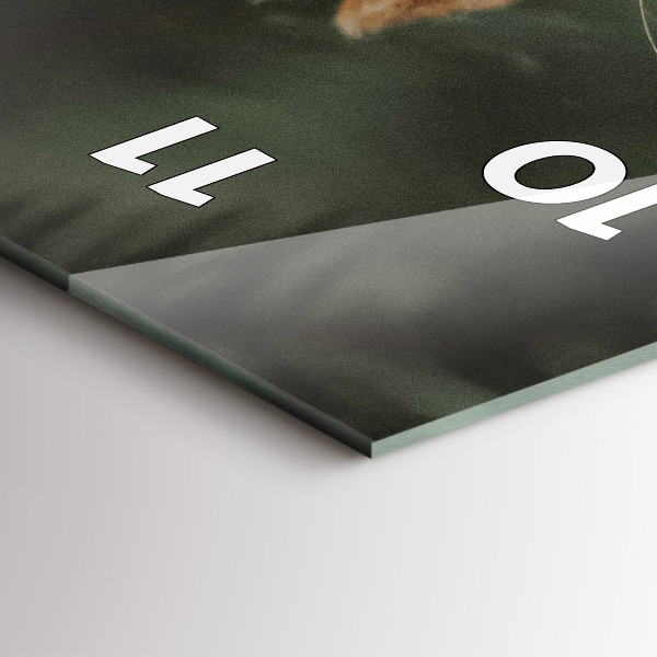 Vertikale Uhr Eichhörnchen und Wildtiere