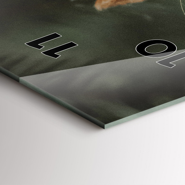 Vertikale Uhr Eichhörnchen und Wildtiere