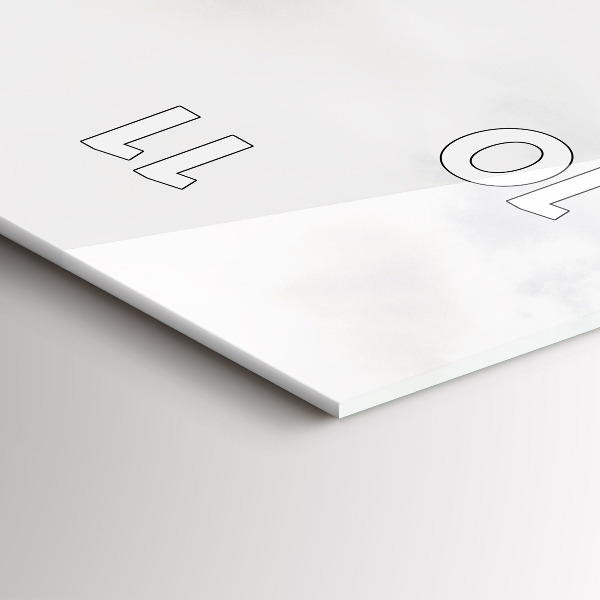 Vertikale Uhr Blick auf die Berge