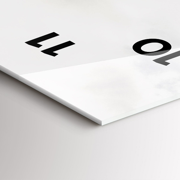 Vertikale Uhr Blick auf die Berge