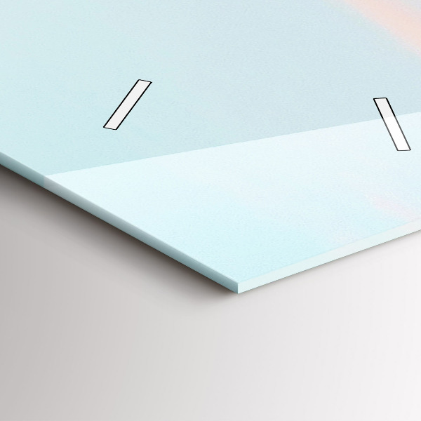 Vertikale Uhr Bergkette im Winter