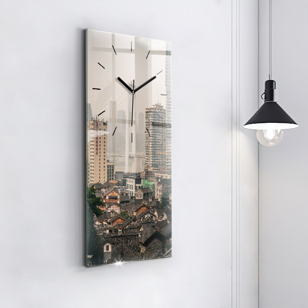 Vertikale Uhr mit motiv Alte Stadt in Chongqing