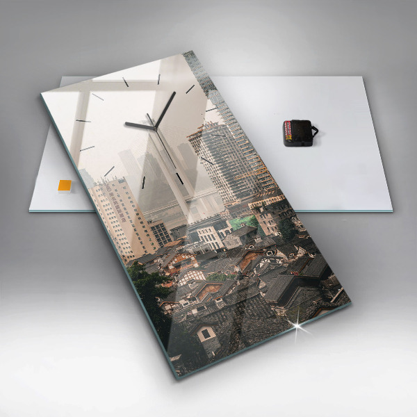 Vertikale Uhr mit motiv Alte Stadt in Chongqing