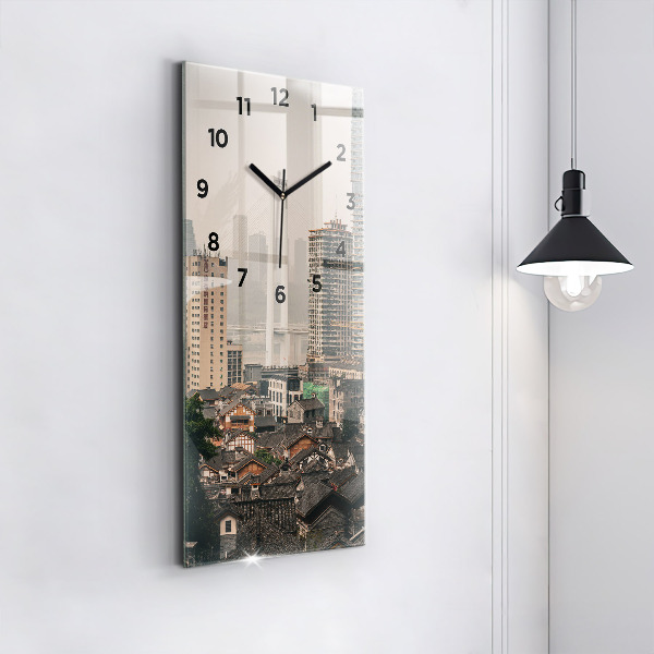 Vertikale Uhr mit motiv Alte Stadt in Chongqing