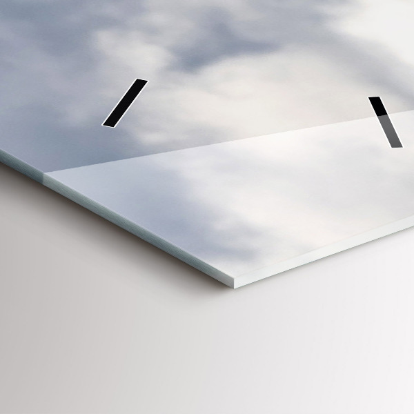 Vertikale Uhr Ziege im Aosta-Tal