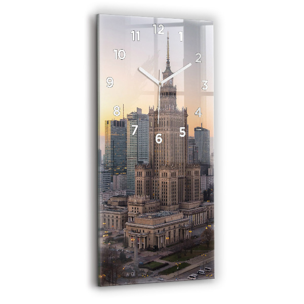 Vertikale Uhr Panorama von Warschau