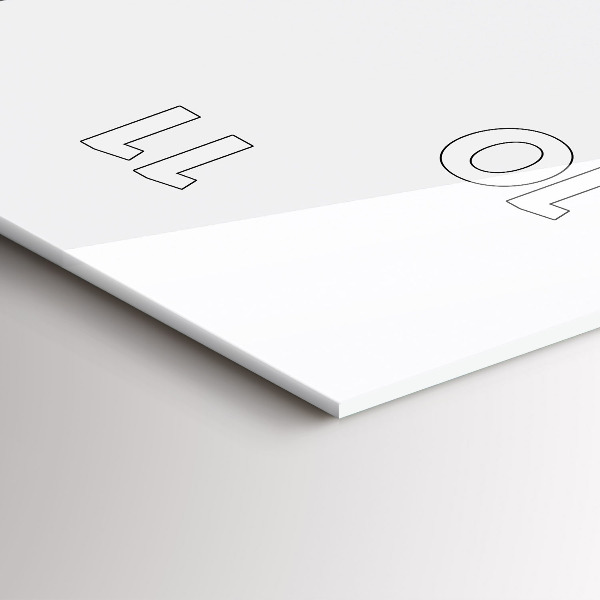 Vertikale Uhr mit motiv Palast der Kultur und Wissenschaft