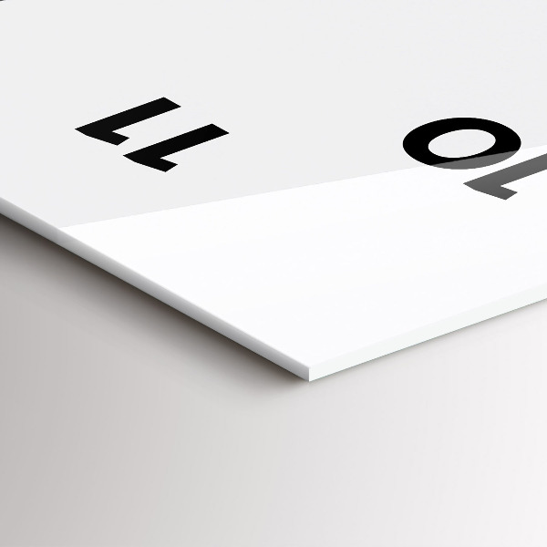 Vertikale Uhr mit motiv Palast der Kultur und Wissenschaft