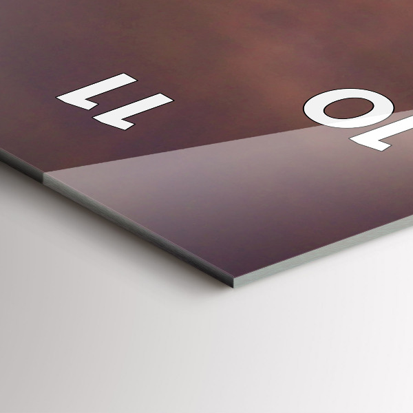 Vertikale Uhr mit motiv Olympischer Park in Barcelona