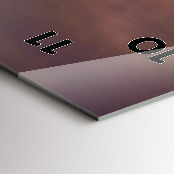 Vertikale Uhr mit motiv Olympischer Park in Barcelona